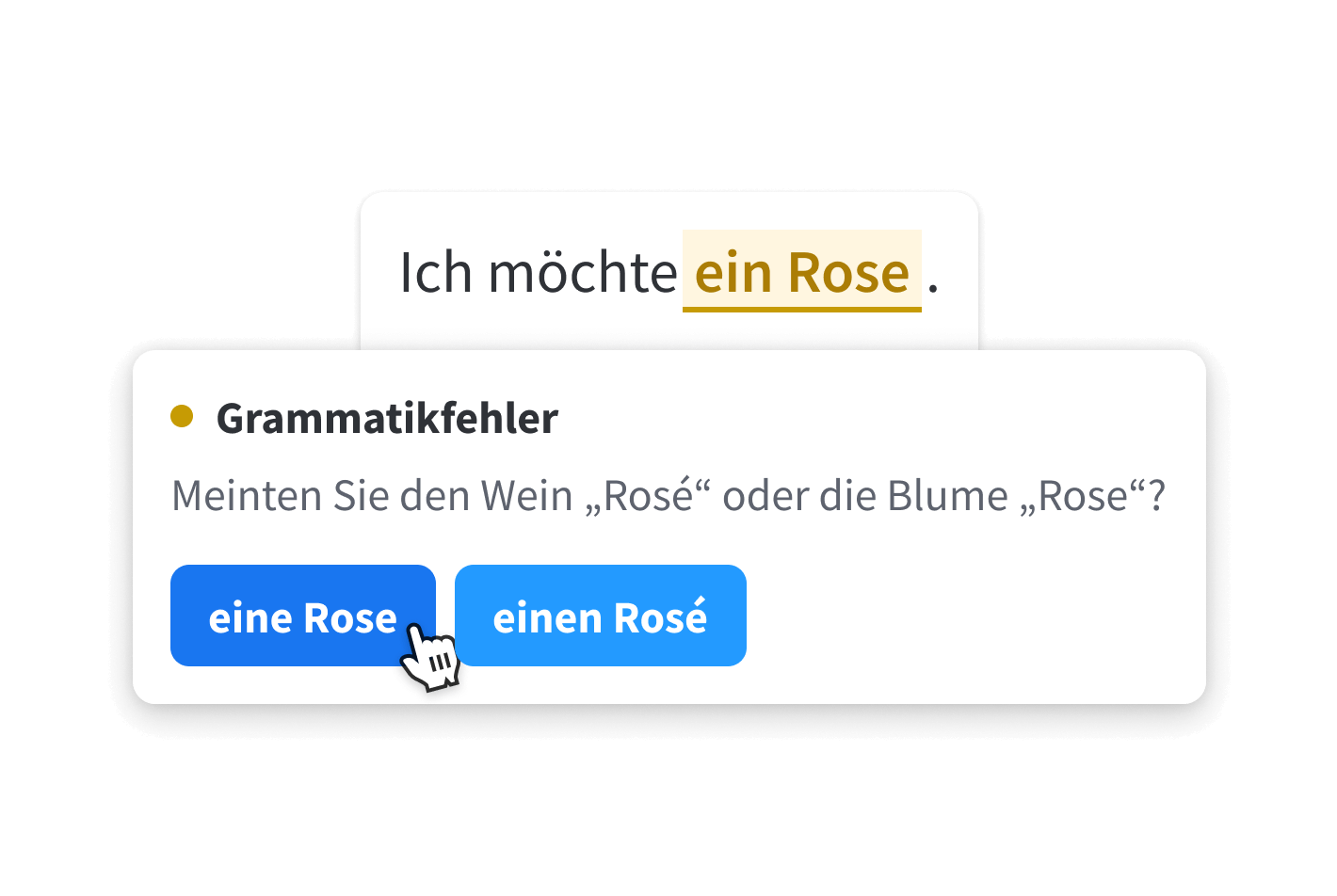 Grammatik prüfen