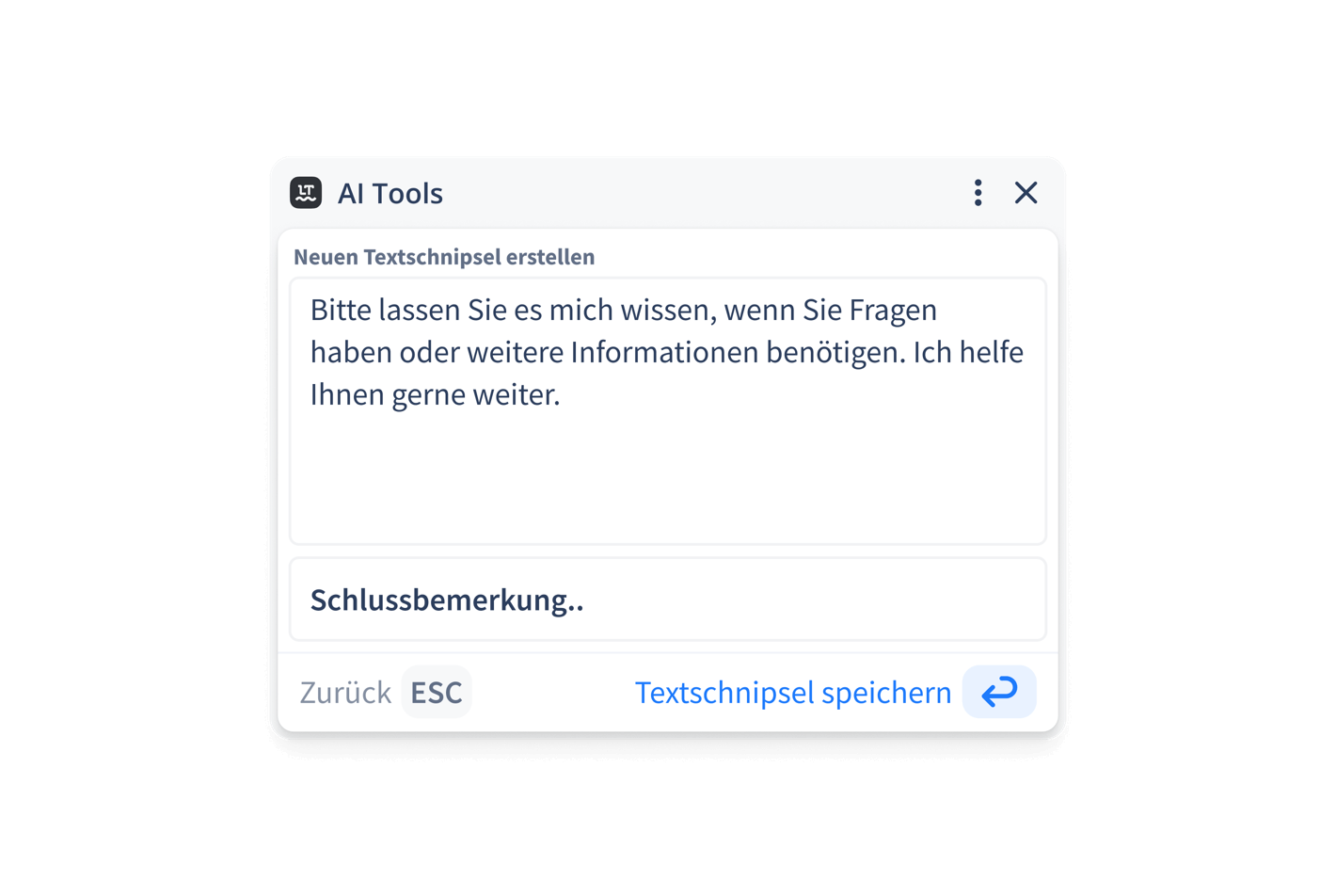 Schluss mit Kopieren und Einfügen