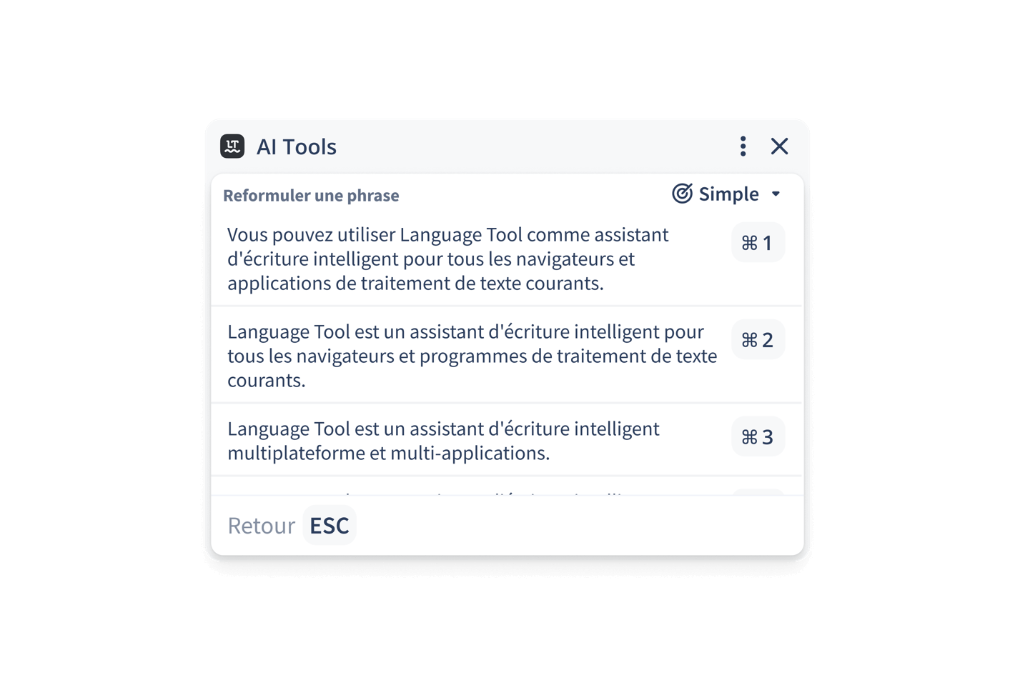 À vos marques, prêts, reformulez !