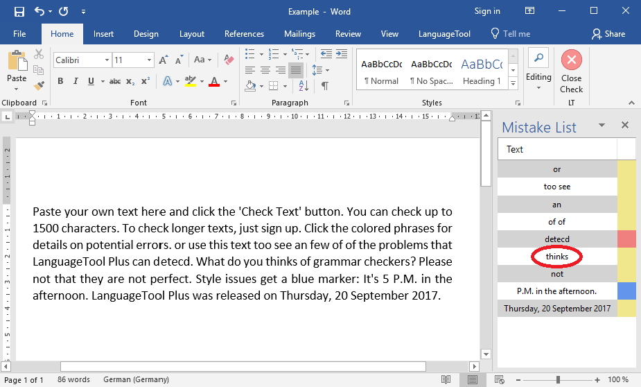 online paragraph editor